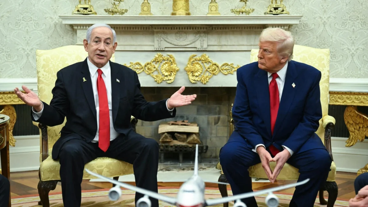 Trump Netanyahu White House meeting