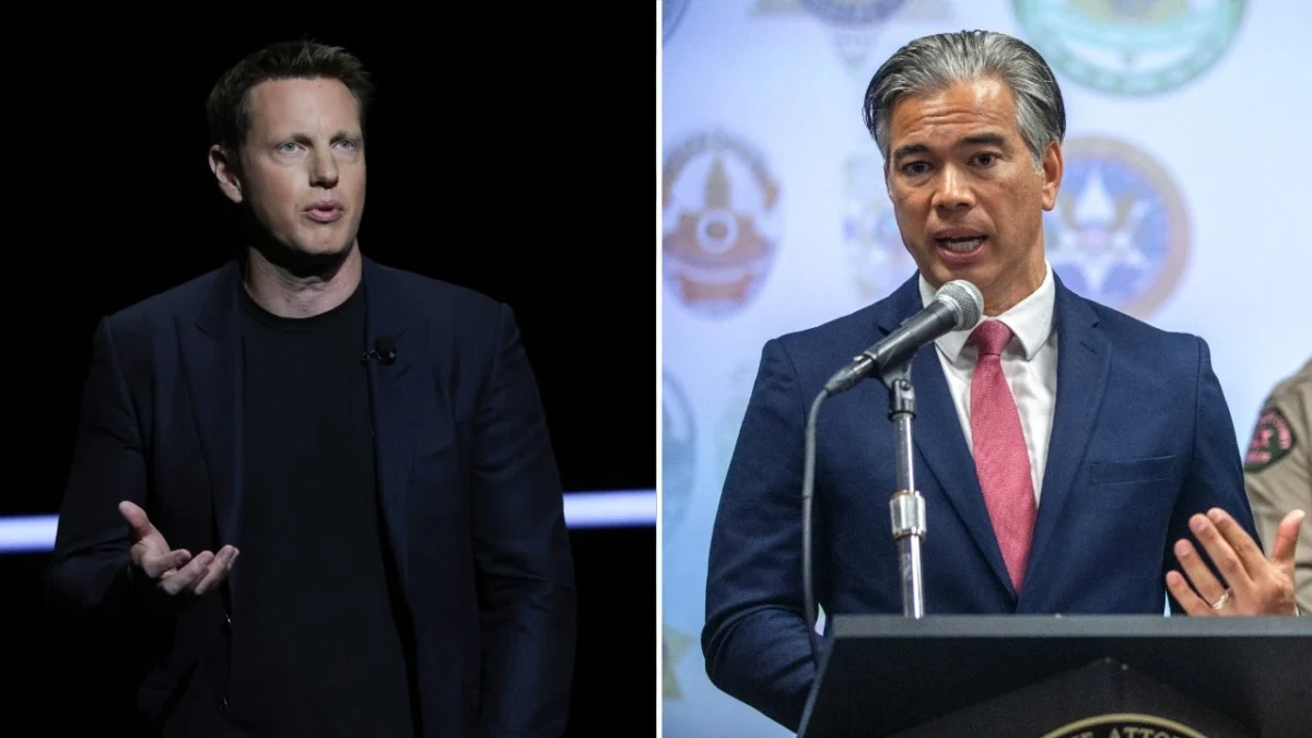 David Ellison Rob Bonta